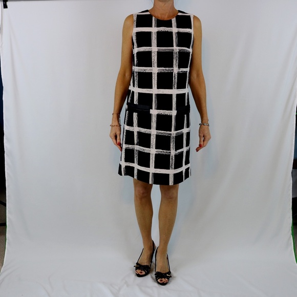 Eliza J retro-style shift black dress - Picture 2 of 7